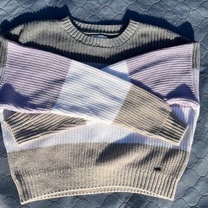 Hollister stripped sweater
